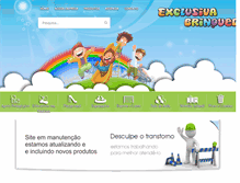 Tablet Screenshot of exclusivabrinquedos.com.br